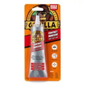  GORILLA CONTACT ADHESIVE CLEAR KRISTÁLYTISZTA ÁLTALÁNOS KONTAKT RAGASZTÓ 75G