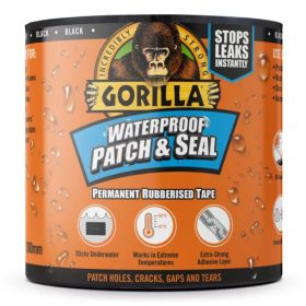   GORILLA WATERPROOF PATCH & SEAL TAPE FEKETE 3M X 100MM VÍZÁLLÓ FOLTOZÓ/TÖMÍTŐ RAGASZTÓSZALAG
